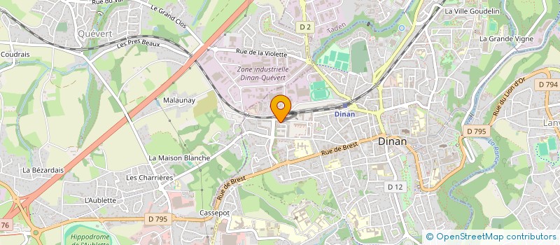 localisation de l'entreprise MADAME MELANIE BRISARD  DINAN