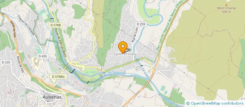 localisation de l'entreprise MADAME MELANIE BRISSON  SAINT-SERNIN