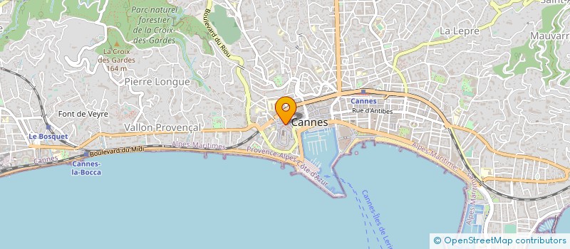 localisation de l'entreprise MADAME MELANIE BROCKA à CANNES