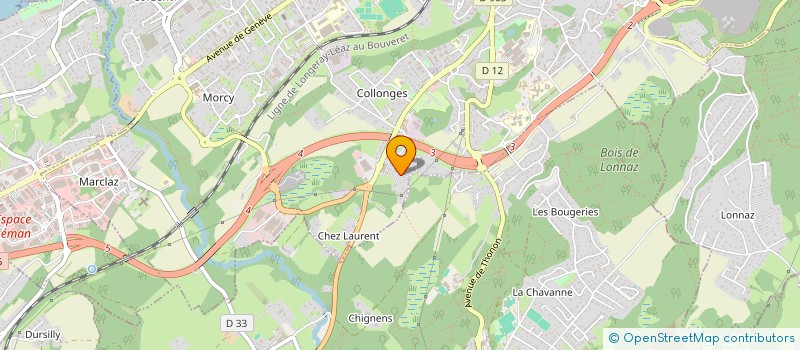 localisation de l'entreprise MADAME MELANIE BROGNA à THONON-LES-BAINS