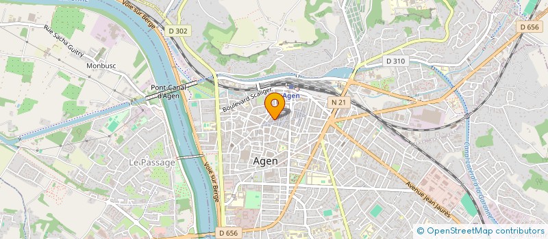 localisation de l'entreprise MADAME MELANIE BROSSARD  AGEN