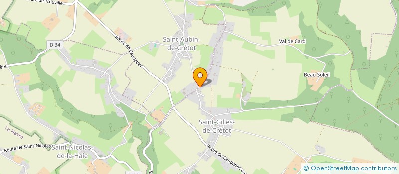 localisation de l'entreprise MADAME MELANIE BRUBION  SAINT-NICOLAS-DE-LA-HAIE