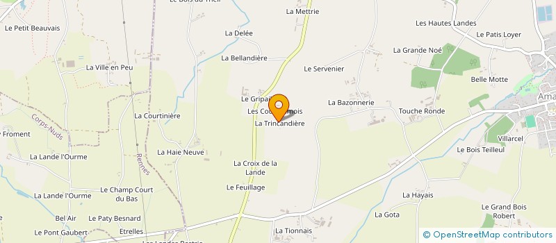 localisation de l'entreprise MADAME MELANIE BRUNEA  AMANLIS