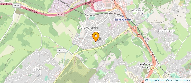 localisation de l'entreprise MADAME MELANIE BULLE  BESANCON