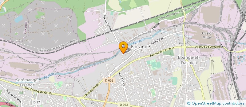 localisation de l'entreprise MADAME MELANIE BURRIELLO  FLORANGE