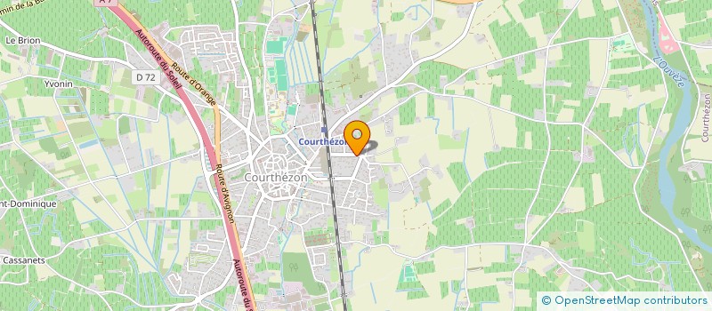 localisation de l'entreprise MADAME MELANIE BUSENIERS  COURTHEZON