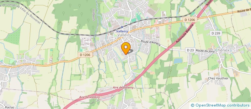 localisation de l'entreprise MADAME MELANIE CACHAT  VALLEIRY