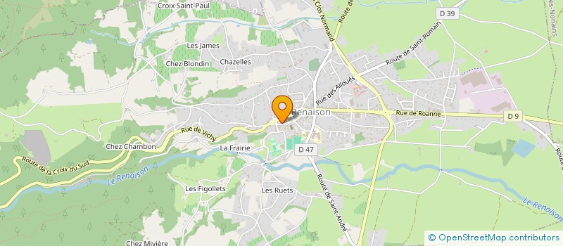 localisation de l'entreprise MADAME MELANIE CACHET  RENAISON