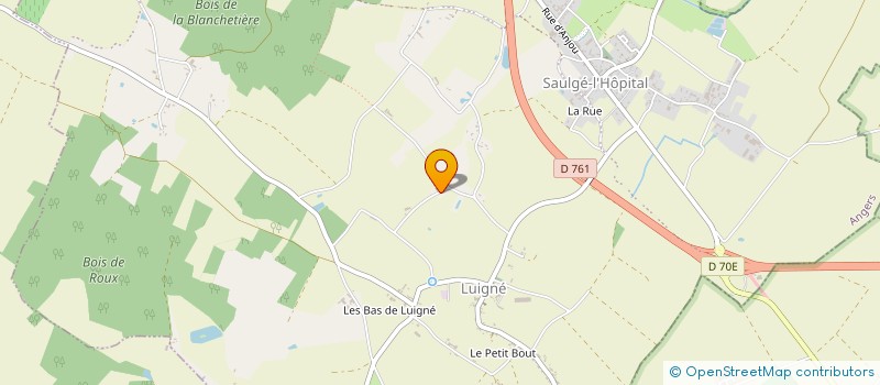 localisation de l'entreprise MADAME MELANIE CADEAU  LES GARENNES SUR LOIRE