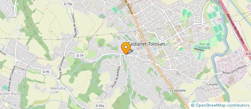 localisation de l'entreprise MADAME MELANIE CAETANO à CASTANET-TOLOSAN