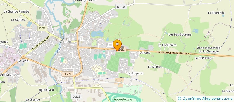 localisation de l'entreprise MADAME MELANIE CAHEREC  CRAON