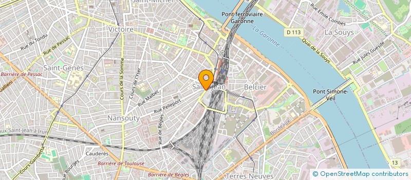 localisation de l'entreprise MADAME MELANIE CAHUT  BORDEAUX