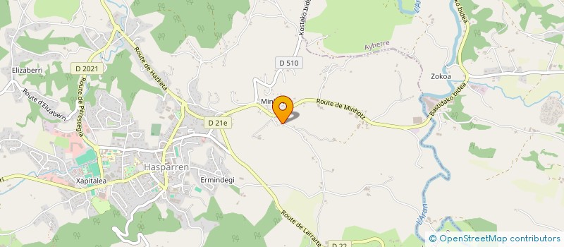 localisation de l'entreprise MADAME MELANIE CALAVIA  HASPARREN
