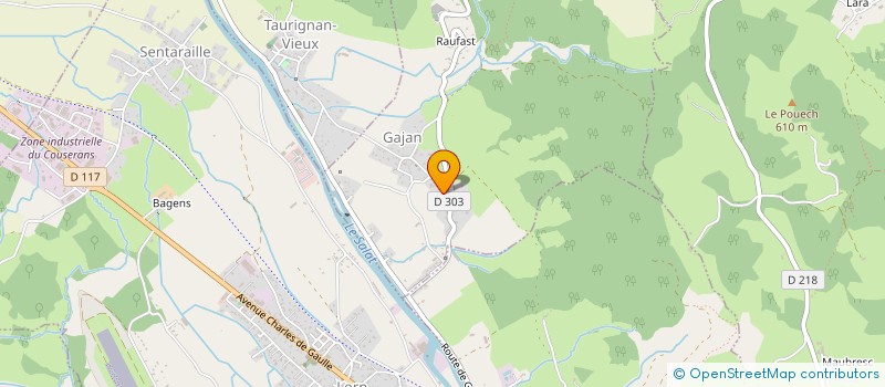 localisation de l'entreprise MADAME MELANIE CALDAS  GAJAN