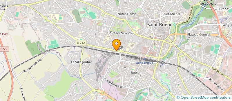 localisation de l'entreprise MADAME MELANIE CALVEZ à SAINT-BRIEUC