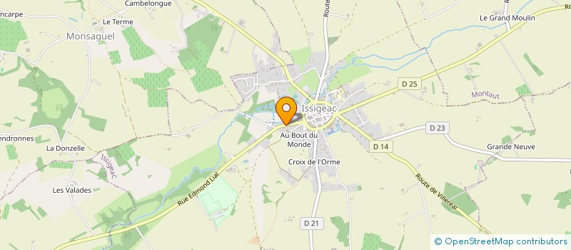 localisation de l'entreprise MADAME MELANIE CANELLI  ISSIGEAC