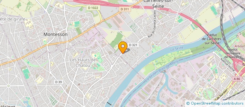 localisation de l'entreprise MADAME MELANIE CARDOSO  CARRIERES-SUR-SEINE