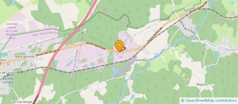 localisation de l'entreprise MADAME MELANIE CARLES  LES ANGLES-SUR-CORREZE