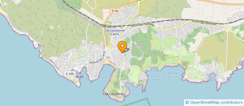 localisation de l'entreprise MADAME MELANIE CARO  MARTIGUES