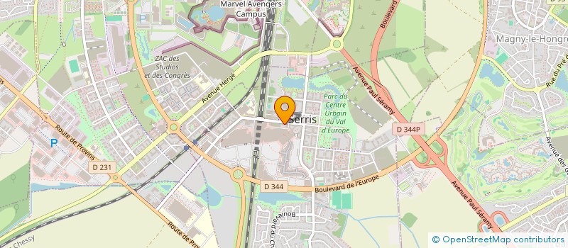 localisation de l'entreprise MADAME MELANIE CARON  SERRIS