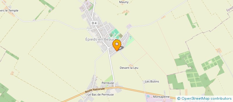 localisation de l'entreprise MADAME MELANIE CARRATALA à EPIEDS-EN-BEAUCE