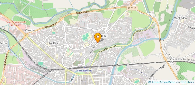 localisation de l'entreprise MADAME MELANIE CARRENO  CARCASSONNE