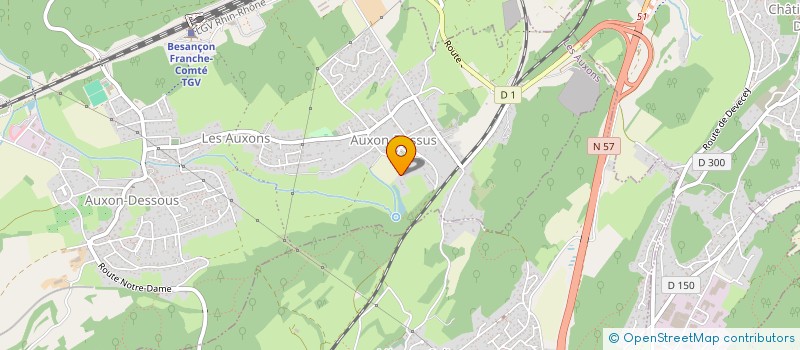 localisation de l'entreprise MADAME MELANIE CARRILLON  NEUVELLE-LES-CROMARY