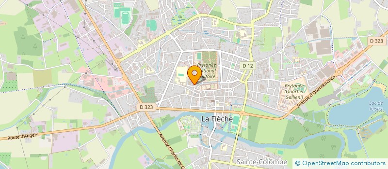 localisation de l'entreprise MADAME MELANIE CASSIN  LA FLECHE