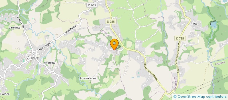 localisation de l'entreprise MADAME MELANIE CASSOLA  AHETZE