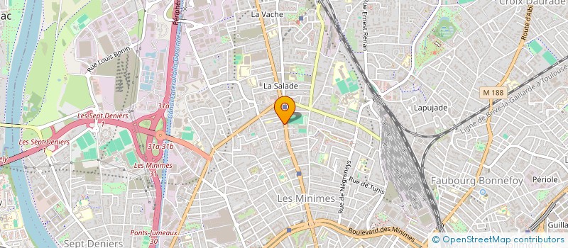 localisation de l'entreprise MADAME MELANIE CASSONE  TOULOUSE