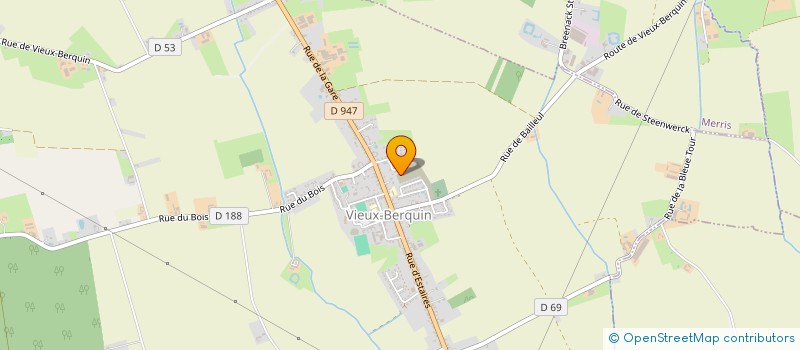 localisation de l'entreprise MADAME MELANIE CASTELLE  VIEUX-BERQUIN