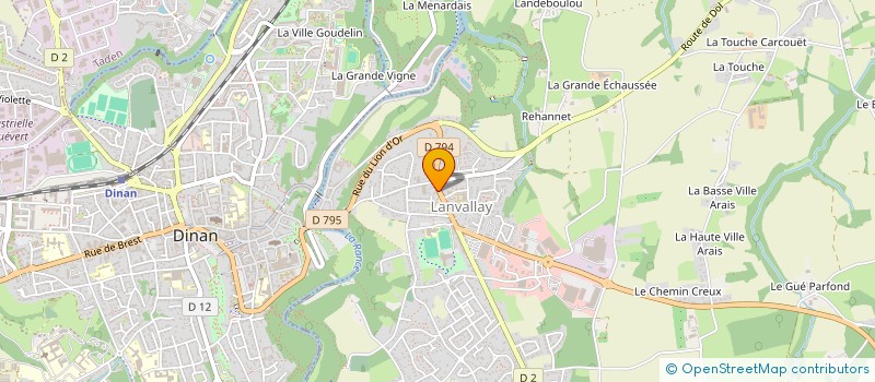 localisation de l'entreprise MADAME MELANIE CATHERINE  LANVALLAY