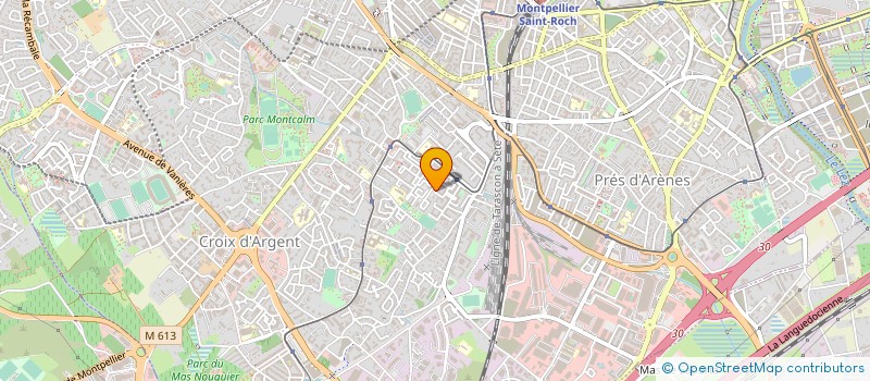 localisation de l'entreprise MADAME MELANIE CAVAILLER à MONTPELLIER
