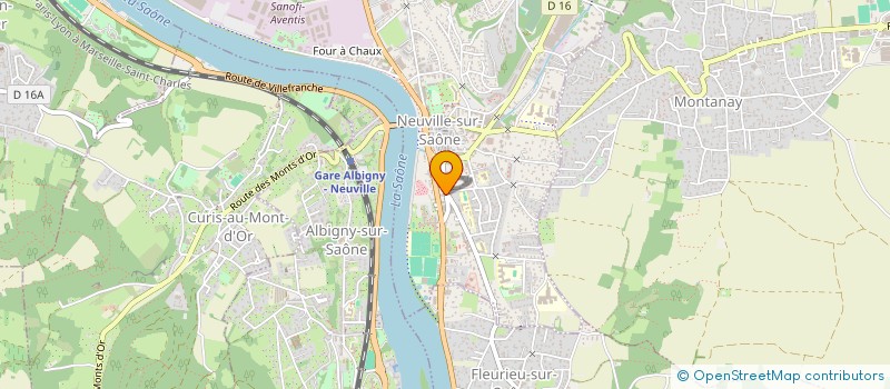 localisation de l'entreprise MADAME MELANIE CAVORET  NEUVILLE-SUR-SAONE