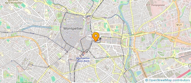 localisation de l'entreprise MADAME MELANIE CAYRAC  MONTPELLIER