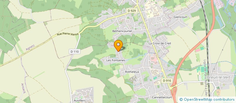 localisation de l'entreprise MADAME MELANIE CECILE CASTELLANOS à BREUIL-LE-VERT