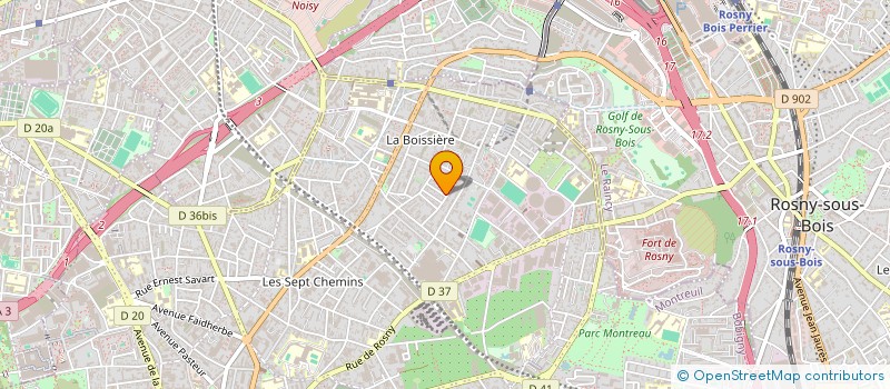 localisation de l'entreprise MADAME MELANIE CELLI à MONTREUIL