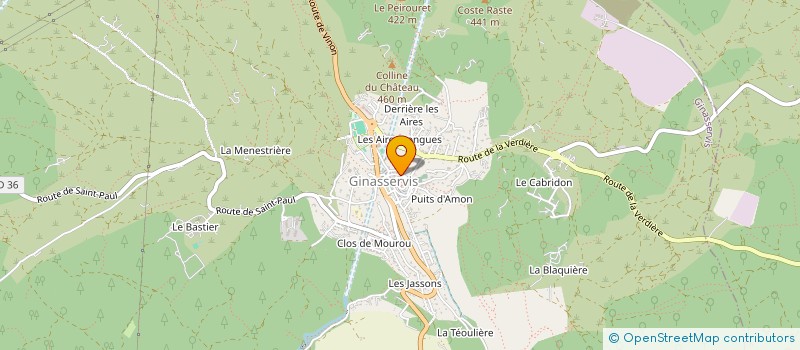 localisation de l'entreprise MADAME MELANIE CERDA  GINASSERVIS