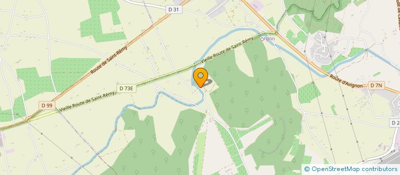 localisation de l'entreprise MADAME MELANIE CHABAS  ORGON