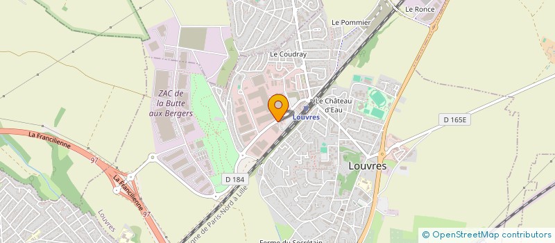 localisation de l'entreprise MADAME MELANIE CHAINON  LOUVRES