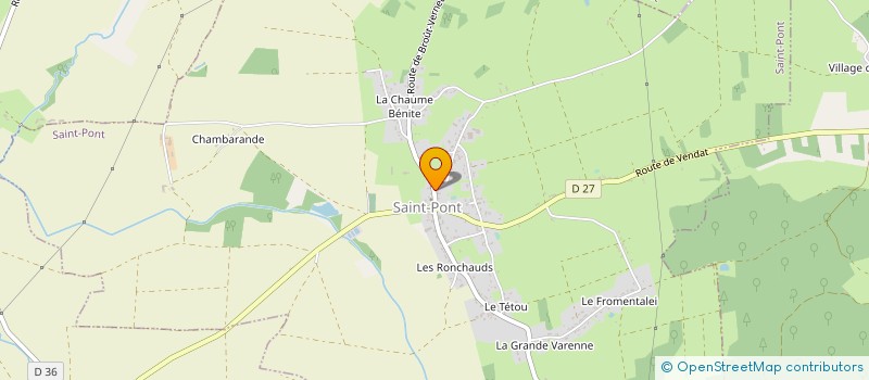 localisation de l'entreprise MADAME MELANIE CHAMBARD  ESCUROLLES