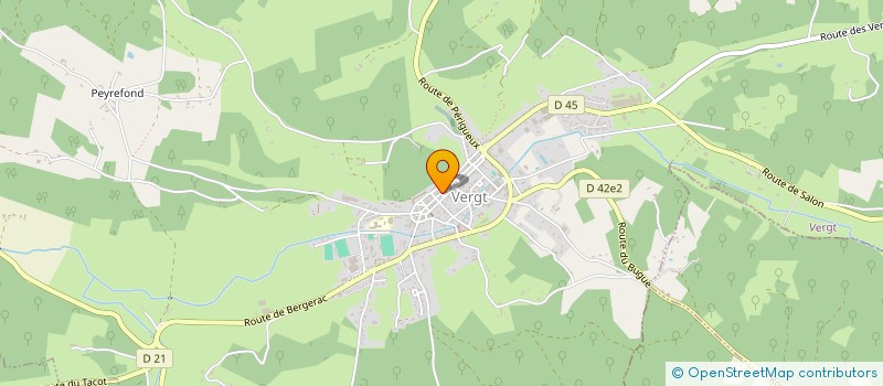 localisation de l'entreprise MADAME MELANIE CHAMBON  VERGT
