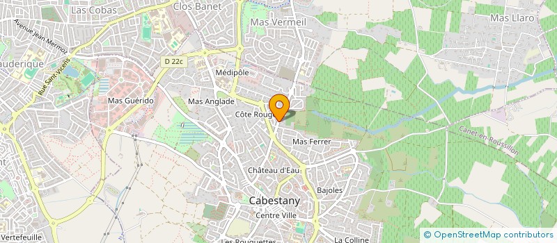 localisation de l'entreprise MADAME MELANIE CHAMBON à CABESTANY