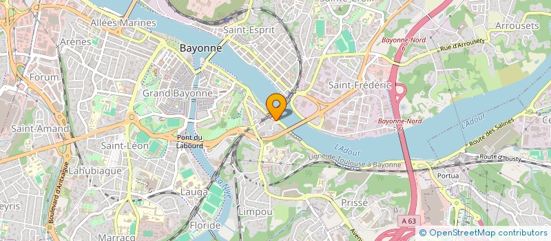 localisation de l'entreprise MADAME MELANIE CHANARD à BAYONNE