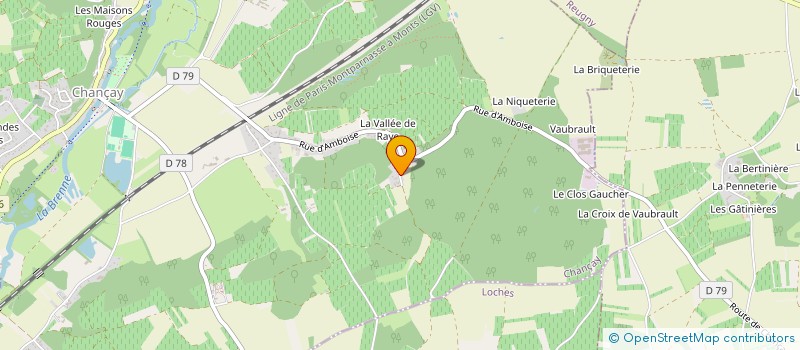 localisation de l'entreprise MADAME MELANIE CHANTEPIE  CHANCAY