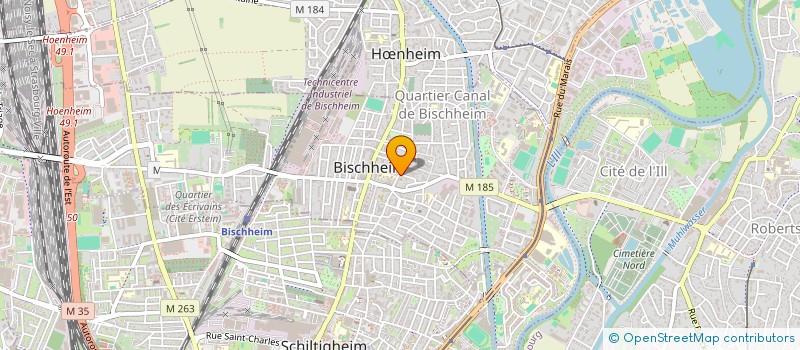 localisation de l'entreprise MADAME MELANIE CHAOUCH  BISCHHEIM