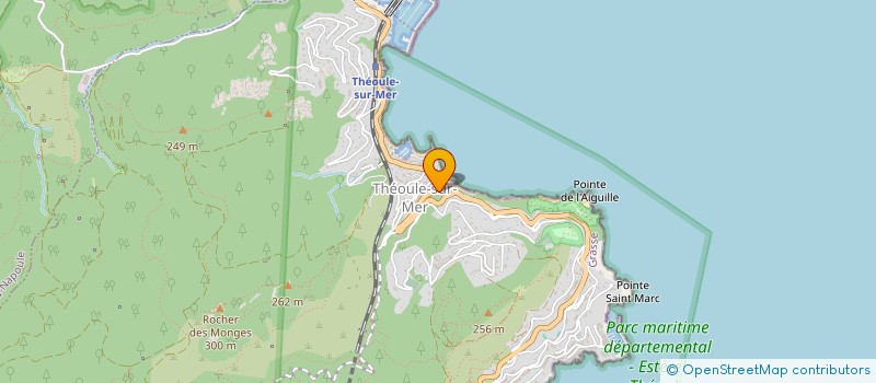 localisation de l'entreprise MADAME MELANIE CHAPAD  THEOULE-SUR-MER