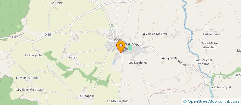 localisation de l'entreprise MADAME MELANIE CHAPELIER  GAUSSON