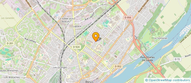 localisation de l'entreprise MADAME MELANIE CHAPRON  BLOIS