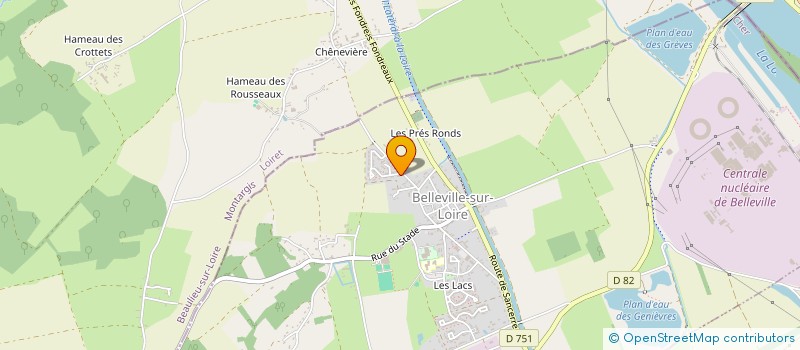 localisation de l'entreprise MADAME MELANIE CHARBOIS  BELLEVILLE-SUR-LOIRE